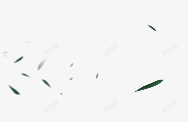 叶子竹叶不规则漂浮png免抠素材_88icon https://88icon.com 不规则 叶子 漂浮 竹叶