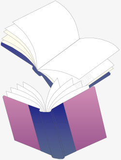 古典书本矢量图素材