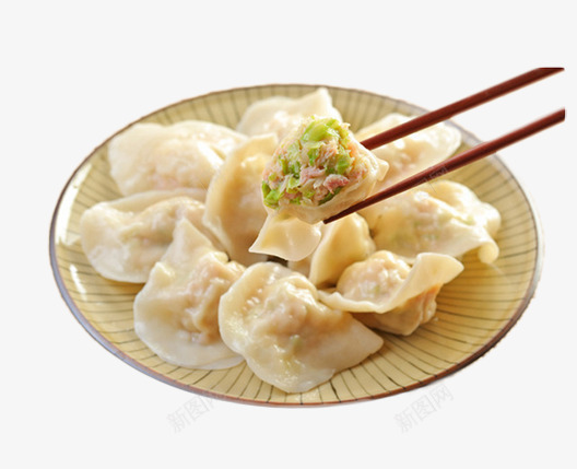 吃年夜饭片png免抠素材_88icon https://88icon.com 盘子中的水饺图片 美味的水饺图片 肉素馅水饺 营养健康