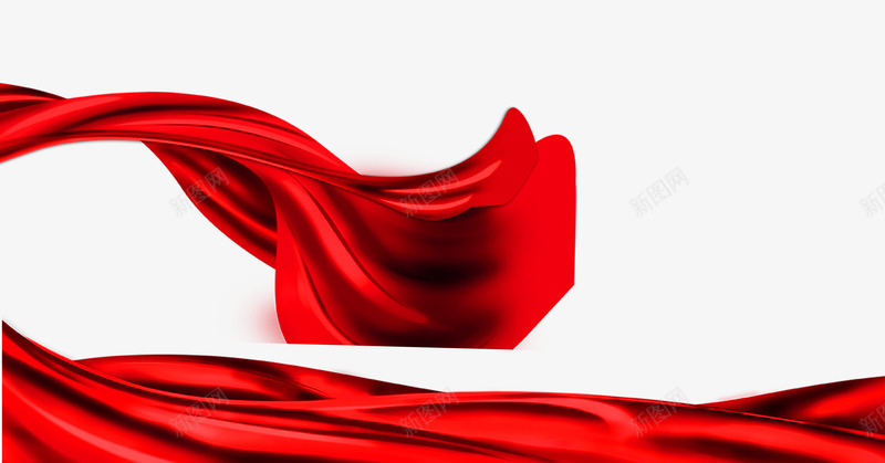 红色绸缎png免抠素材_88icon https://88icon.com 丝绸 中国风 红布 红绸 红色 绸缎