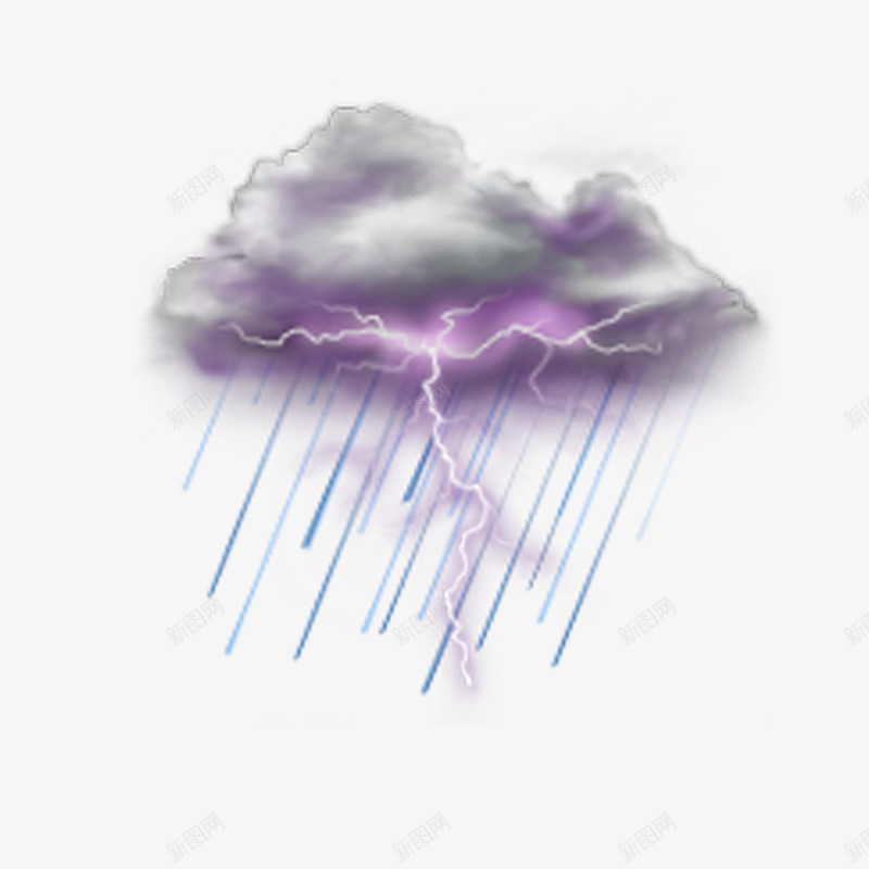 雷阵雨图案png免抠素材_88icon https://88icon.com 云朵 打雷下雨 电闪雷鸣 简约 闪电