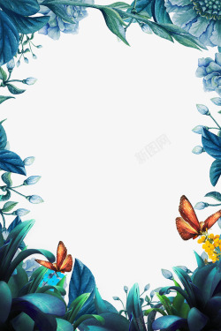 梦幻海报合成森林梦幻童话背景模板高清图片