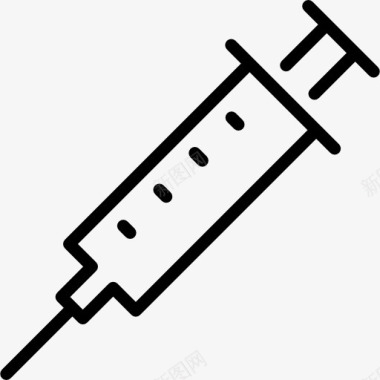 医院柜台注射器图标图标