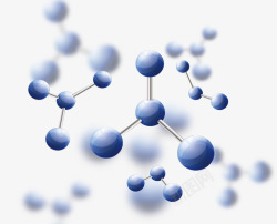 医疗分子创意合成现代科学分子高清图片
