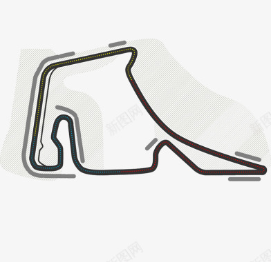 跑道德国大奖赛霍根海姆赛道图标图标