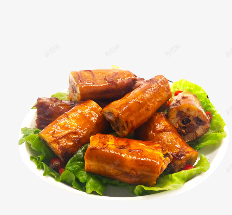 鸭脖子菜品png免抠素材_88icon https://88icon.com 传统小吃 传统工艺 古方制作 绝味鸭脖