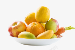 苹果芒果美味可口的果盘高清图片