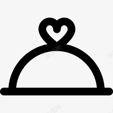 烤食品和餐厅晚餐图标图标