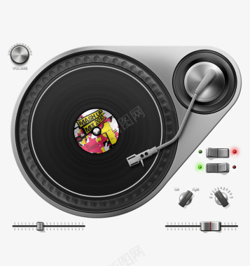 PSD源文个性音乐播放器按钮PSD源图标图标