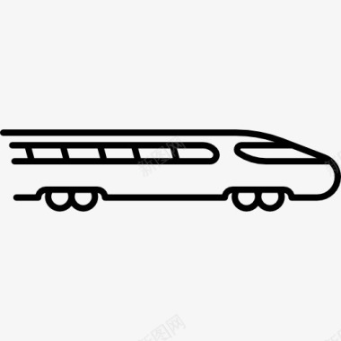 运输PNG高速列车图标图标