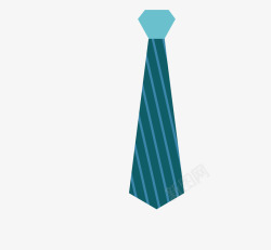 父亲节蓝色领带促销矢量图素材