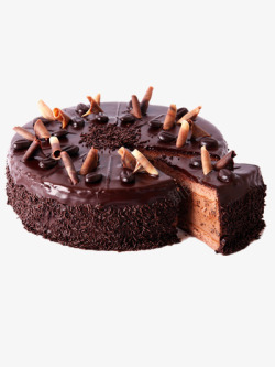 甜点美食巧克力蛋糕高清图片