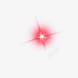 红色光芒素材红色星星光芒高清图片