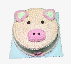 动物奶油蛋糕创意动物蛋糕片高清图片
