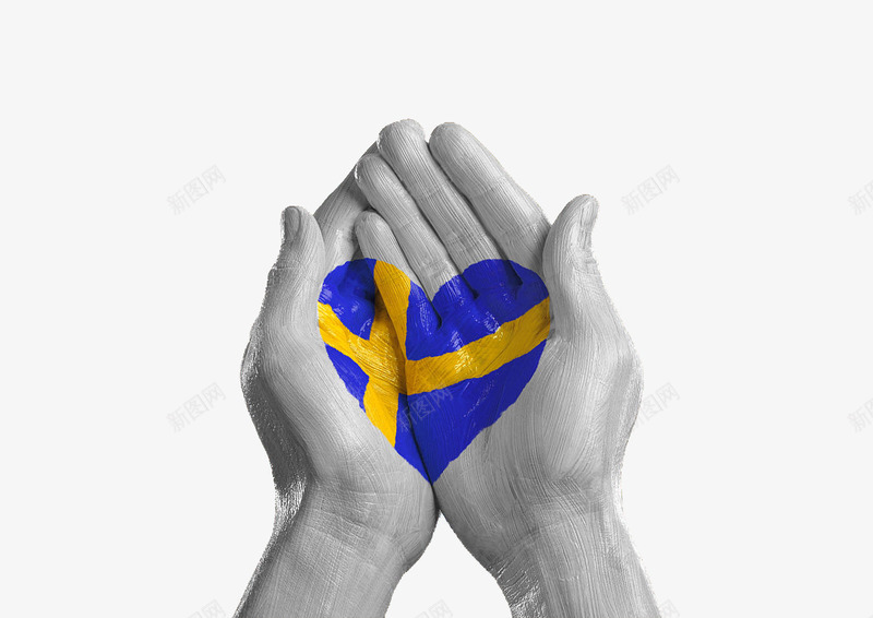 瑞典心形旗帜手绘图案png免抠素材_88icon https://88icon.com 国旗 国旗手绘 心形 手绘风格 旗帜 瑞典 装饰图案