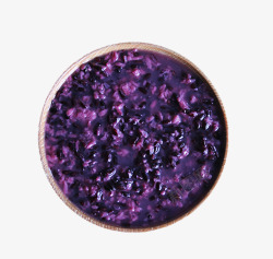 紫色米酒醪糟粥素材