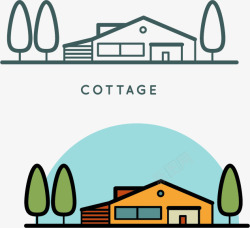 房子空间卡通建筑高清图片