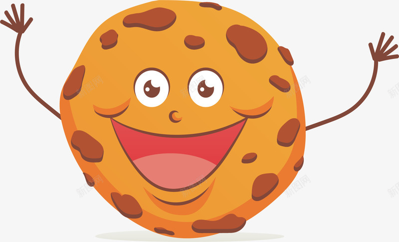 咖啡色卡通微笑饼干png免抠素材_88icon https://88icon.com 5月8号 世界微笑日 卡通饼干 幸福 开心 微笑饼干 笑容