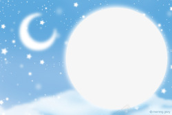 飘雪背景相框彩色相框高清图片