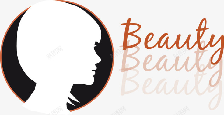美容美发美妆logo图标图标