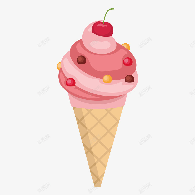 夏日冰淇淋矢量图ai免抠素材_88icon https://88icon.com 冰淇淋 卡通 夏天气息 夏季 手绘 水果 清凉 美味 雪糕 饮品 矢量图
