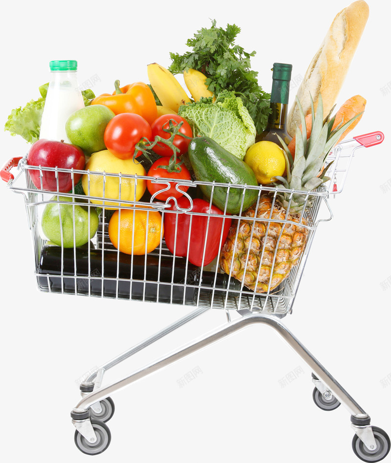 购物车购物蔬菜png免抠素材_88icon https://88icon.com 爱心蔬菜 素材 菜类图片 蔬菜 购物 购物车