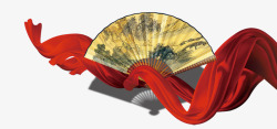 中国风折扇素材