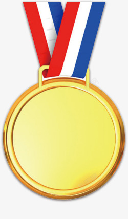 金色奖牌和奖杯金色奖牌高清图片