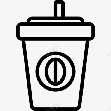 洒落的咖啡咖啡图标图标