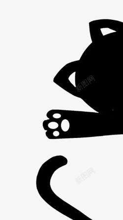 黑色小猫黑色小猫咪高清图片