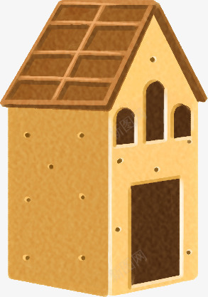 创意合成饼干小房子造型png免抠素材_88icon https://88icon.com 创意 合成 房子 造型 饼干