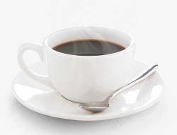 古典陶瓷盘子热咖啡杯高清图片