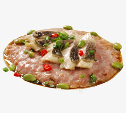海鲈鱼蒸肉饼素材