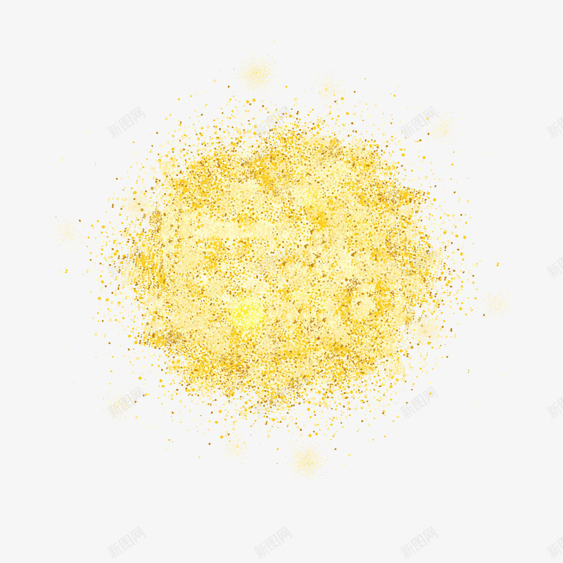 金色圆形分散颗粒png免抠素材_88icon https://88icon.com 一堆粉末 粉尘爆炸 粉末爆炸 金色圆形分散颗粒