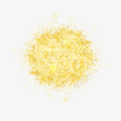 金色颗粒背景金色圆形分散颗粒高清图片