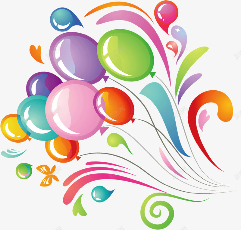 彩色缤纷炫彩抽象花纹气球png免抠素材_88icon https://88icon.com 彩色 抽象 气球 炫彩 缤纷 花纹