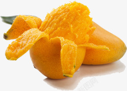 黄色芒果水果元素素材