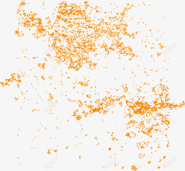 橙色散乱斑点png免抠素材_88icon https://88icon.com 散乱 斑点 橙色