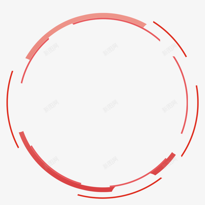 红色简约圆圈边框纹理png免抠素材_88icon https://88icon.com 免抠PNG 圆圈 简约 红色 边框纹理