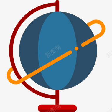 星球背景地球环球图标图标