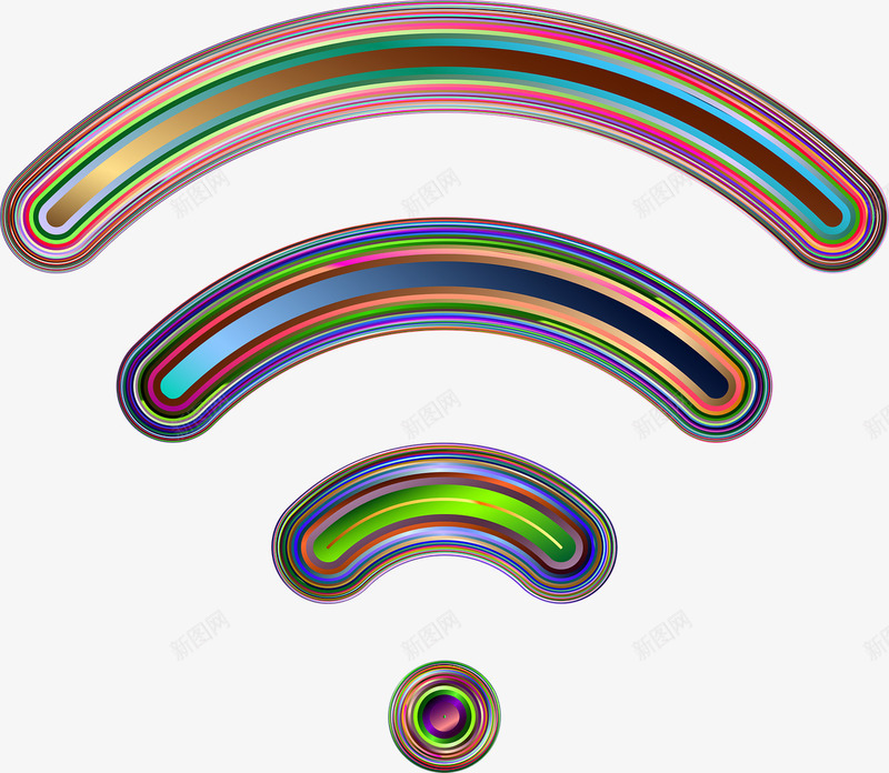 无线信号png免抠素材_88icon https://88icon.com 上网 无线符号 连接网络