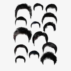 男士头发许多的男士头发高清图片