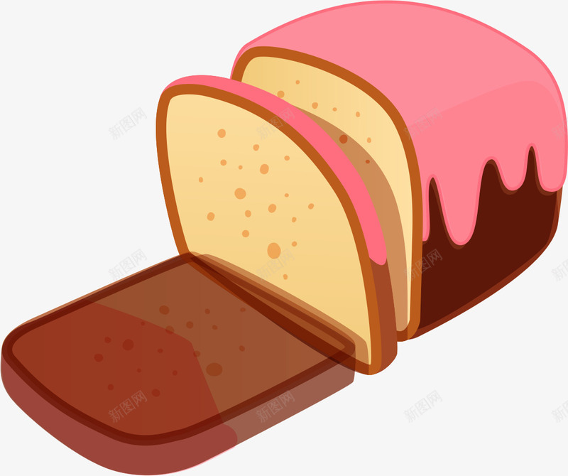 手绘面包png免抠素材_88icon https://88icon.com 切片面包 吐司 小麦 方包 烘焙食品 美味面包 蛋糕