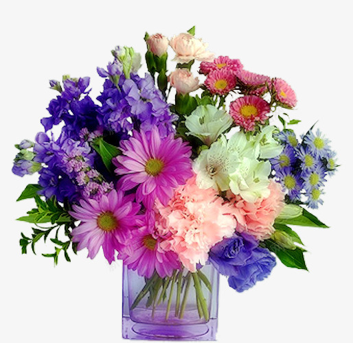 五颜六色花朵装饰png免抠素材_88icon https://88icon.com 五颜 免抠 六色 素材 花朵 装饰