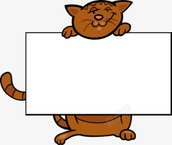 陈述框手拿方框的猫高清图片
