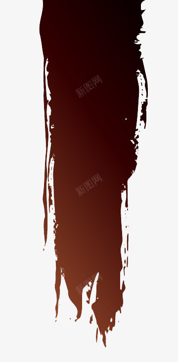 褐色毛笔笔刷png免抠素材_88icon https://88icon.com 实心点 毛笔笔触 笔刷 艺术 褐色 设计素材 运笔