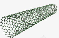 绿色圆柱状石墨烯素材