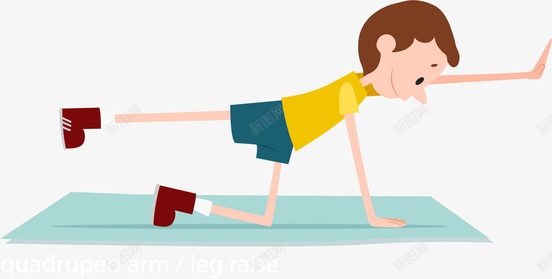 伸展动作png免抠素材_88icon https://88icon.com 动作 卡通手绘 复健 康复训练 热身运动 瑜伽垫 运动康复