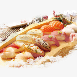 日式美食横幅日式餐饮寿司高清图片
