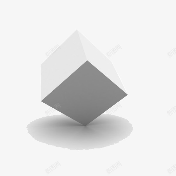 白色立体方块png免抠素材_88icon https://88icon.com 方块 正方体 白色 立体